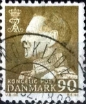 Stamps Denmark -  Scott#393 intercambio, 0,20 usd, 90 cents. 1961