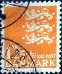 Stamps Denmark -  Scott#397 intercambio, 0,20 usd,  1,25 coronas 1962