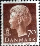Stamps Denmark -  Scott#535 intercambio, 0,20 usd, 70 cents. 1974