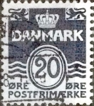 Stamps Denmark -  Scott#493 intercambio, 0,20 usd, 20 cents. 1974