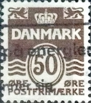 Sellos de Europa - Dinamarca -  Scott#494 intercambio, 0,20 usd, 50 cents. 1974