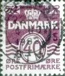 Stamps Denmark -  Scott#689 intercambio, 0,35 usd, 40 cents. 1981
