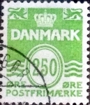 Stamps Denmark -  Scott#695 intercambio, 0,70 usd, 250 cents. 1985