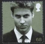 Stamps United Kingdom -  Principe William - Cumpleaños 21