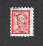 Stamps : America : Argentina :  698A - Gnral. José San Martín