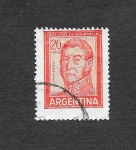 Stamps : America : Argentina :  698A - Gnral. José San Martín