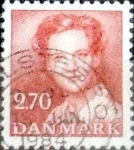 Stamps Denmark -  Scott#708 intercambio, 0,25 usd, 270 cents. 1984