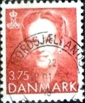 Stamps Denmark -  Scott#891 intercambio, 0,25 usd, 375 cents. 1992