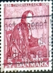 Stamps Denmark -  Scott#264 intercambio, 0,25 usd, 5 cents. 1938