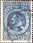 Stamps Denmark -  Scott#296 intercambio, 0,20 usd, 40 cents. 1945