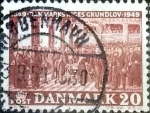 Stamps Denmark -  Scott#315 intercambio, 0,20 usd, 20 cents. 1949
