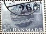 Stamps Denmark -  Scott#316 intercambio, 0,40 usd, 40 cents. 1949