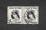 Stamps : America : Brazil :  1039 - Anita Garibaldi