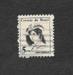 Stamps : America : Brazil :  1039 - Anita Garibaldi