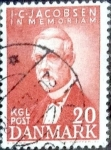Stamps Denmark -  Scott#304 intercambio, 0,20 usd, 20 cents. 1947