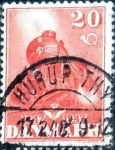 Stamps Denmark -  Scott#302 intercambio, 0,30 usd, 20 cents. 1947