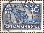 Stamps Denmark -  Scott#279 intercambio, 0,30 usd, 40 cents. 1941