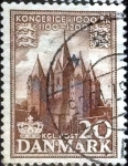 Stamps Denmark -  Scott#344 intercambio, 0,20 usd, 20 cents. 1953