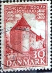Stamps Denmark -  Scott#345 intercambio, 0,20 usd, 30 cents. 1954