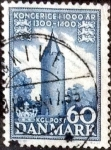 Sellos de Europa - Dinamarca -  Scott#346 intercambio, 0,20 usd, 60 cents. 1954