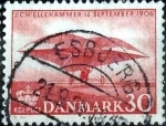 Stamps Denmark -  Scott#360 intercambio, 0,20 usd, 30 cents. 1956