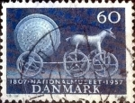 Sellos de Europa - Dinamarca -  Scott#364 intercambio, 0,45 usd, 60 cents. 1957
