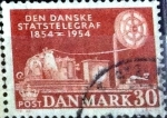 Sellos de Europa - Dinamarca -  Scott#352 intercambio, 0,25 usd, 30 cents. 1954