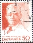Stamps Denmark -  Scott#421 intercambio, 0,20 usd, 50 cents. 1965