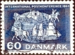 Sellos de Europa - Dinamarca -  Scott#408 intercambio, 0,20 usd, 60 cents. 1963