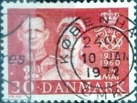 Stamps Denmark -  Scott#374 intercambio, 0,20 usd, 30 cents. 1960
