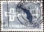 Stamps Denmark -  Scott#447 intercambio, 0,25 usd, 90 cents. 1967