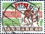 Sellos de Europa - Dinamarca -  Scott#468 intercambio, 0,20 usd, 60 cents. 1970