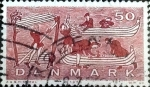 Stamps Denmark -  Scott#473 intercambio, 0,20 usd, 50 cents. 1970