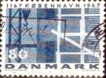 Stamps Denmark -  Scott#435 intercambio, 0,20 usd, 80 cents. 1967