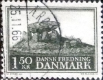Stamps Denmark -  Scott#428 intercambio, 0,20 usd, 1,50 coronas 1966