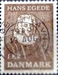 Sellos de Europa - Dinamarca -  Scott#481 intercambio, 0,20 usd, 1 corona 1971