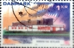 Stamps Denmark -  Scott#523 intercambio, 1,00 usd, 1 corona 1973