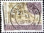 Stamps Denmark -  Scott#562 intercambio, 0,35 usd, 70 cents. 1974