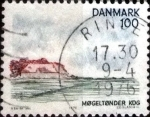 Stamps Denmark -  Scott#578 intercambio, 0,25 usd, 100 cents. 1975