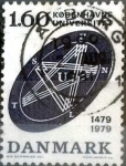 Sellos de Europa - Dinamarca -  Scott#628 intercambio, 0,55 usd, 1,60 coronas 1979