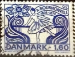 Stamps Denmark -  Scott#661 intercambio, 0,30 usd, 1,60 coronas 1979