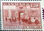Stamps Denmark -  Scott#662 intercambio, 0,25 usd, 1,30 coronas 1980