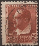 Stamps Spain -  Vicente Blasco Ibáñez  1932  2 cents