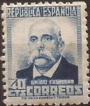 Stamps : Europe : Spain :  Emilio Castelar  1932  40 cents
