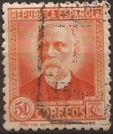 Stamps Spain -  Nicolás Salmerón  1932 50 cents