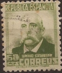 Stamps Spain -  Emilio Castelar  1932  60 cents
