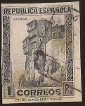 Stamps Spain -  Casas Colgadas de Cuenca  1932  1 pta