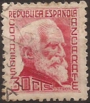 Stamps Spain -  G. de Azcárate  1933  30 cents