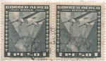 Stamps : America : Chile :  Y & T Nº 38x2 Aéreo