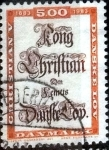 Stamps Denmark -  Scott#741 intercambio, 0,60 usd, 5,00 coronas 1983